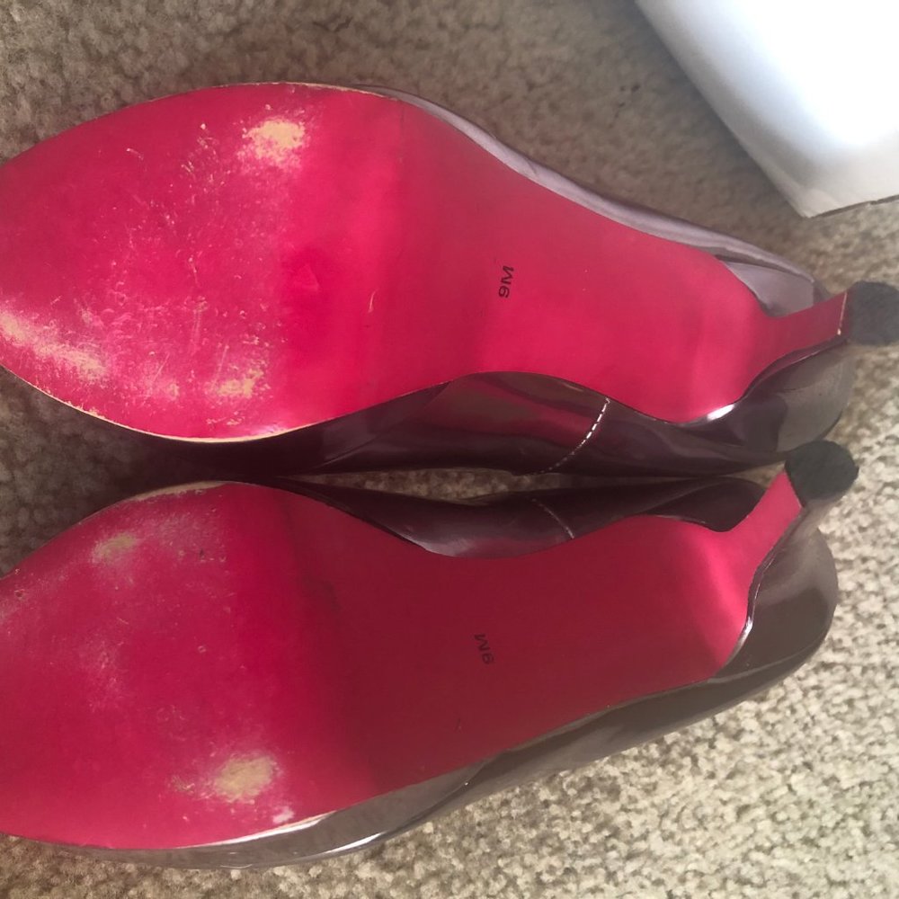 Silver Open Toe Platforms - image 8